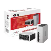 Club3D Mini Docking Station USB 3.0 4K30Hz UHD (HDMI / DVI / 4x USB 3.1 / Ethernet / Audio)
