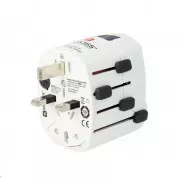 SKROSS Reiseadapter PRO, max. 6,3A, geerdet, universal für die ganze Welt