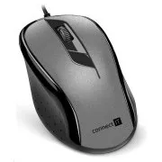 CONNECT IT Optische Maus, USB, grau