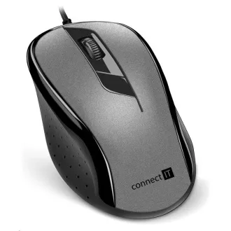 CONNECT IT Optische Maus, USB, grau CONNECT IT Optische Maus, USB, grau