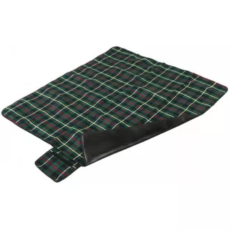Picknick-Decke 150x130 cm, kariert-grün