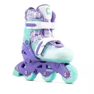 Kinder Rollschuhe Cariboo Step One, lila und mint, 30-33