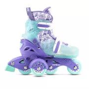 Kinder Rollschuhe Cariboo Step One, lila und mint, 26-29