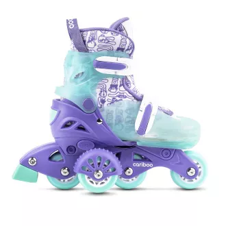 Kinder Rollschuhe Cariboo Step One, lila und mint, 26-29 Kinder Rollschuhe Cariboo Step One, lila und mint, 26-29