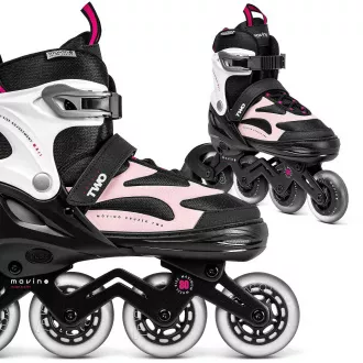 Rollschuhe Movino Cruzer Two, Rosa, 38-41