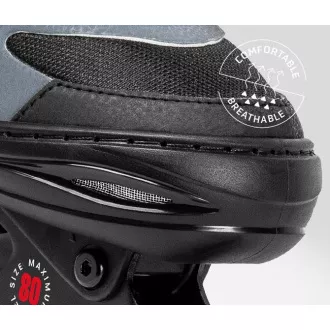 Rollschuhe Movino Cruzer Two, Grau, 41-44
