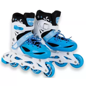 Rollschuhe 4in1 Enero KIDS - blau und weiß, 34-37 Rollschuhe 4in1 Enero KIDS - blau und weiß, 34-37