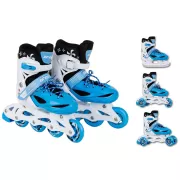 Rollschuhe 4in1 Enero KIDS - blau und weiß, 30-33