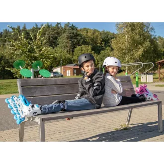 Rollschuhe 4in1 Enero KIDS - blau und weiß, 30-33