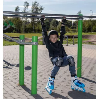 Rollschuhe 4in1 Enero KIDS - blau und weiß, 30-33
