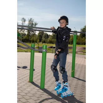 Rollschuhe 4in1 Enero KIDS - blau und weiß, 30-33