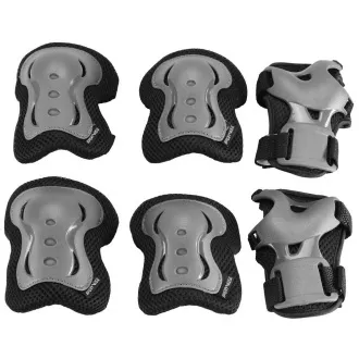 SVX Protektorenset, grau-schwarz, M SVX Protektorenset, grau-schwarz, M