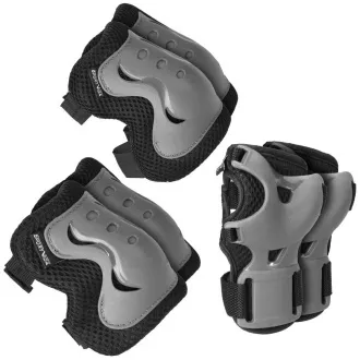 SVX Protektorenset, grau-schwarz, M SVX Protektorenset, grau-schwarz, M