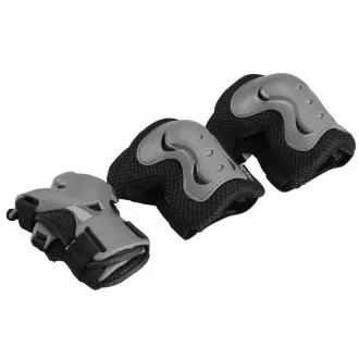 SVX Protektorenset, grau-schwarz, M SVX Protektorenset, grau-schwarz, M