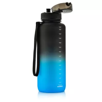 Tritan Sportflasche MTR 1500 ml, schwarz und blau