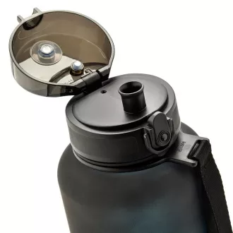 Tritan Sportflasche MTR 1500 ml, schwarz und blau