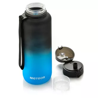Tritan Sportflasche MTR 1500 ml, schwarz und blau