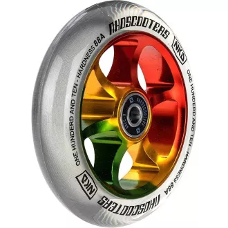 Scooter-Räder NKD Rally Stunt 2 Stück, 110 mm, silber