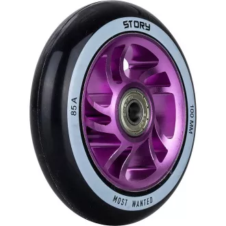 Rollerräder Story Bandit DOS Stunt 2 Stück, 100mm, lila Rollerräder Story Bandit DOS Stunt 2 Stück, 100mm, lila