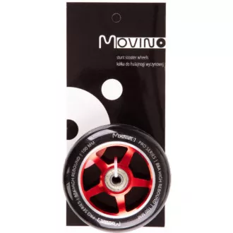 MOVINO Ersatzräder für Freestyle Scooter 100mm, PP, 2 Stück, Rot MOVINO Ersatzräder für Freestyle Scooter 100mm, PP, 2 Stück, Rot