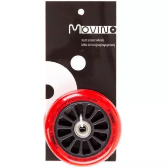 MOVINO Ersatzräder für Freestyle Scooter 100mm, PP, 2 Stück, Schwarz