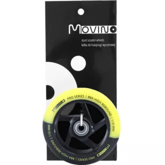 MOVINO Ersatzräder für Freestyle Scooter 100mm, PP, 2 Stück, Schwarz