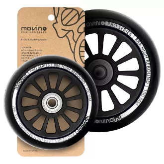 MOVINO Ersatzräder für Freestyle Scooter 100mm, PP, 2 Stück, Schwarz