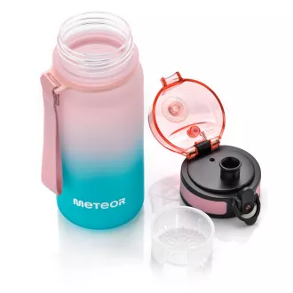 Tritan Sportflasche MTR, 350ml, rosa-blau