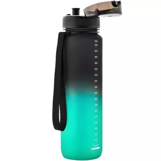 Tritan Sportflasche MTR, 1000 ml, schwarz-grün