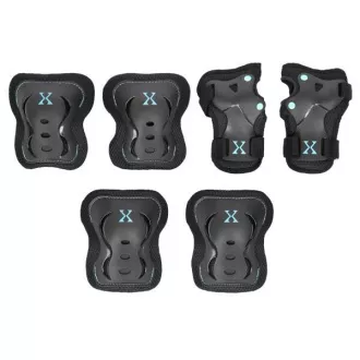 NEX-Protektorenset SCHWARZ-BLAU, XL NEX-Protektorenset SCHWARZ-BLAU, XL