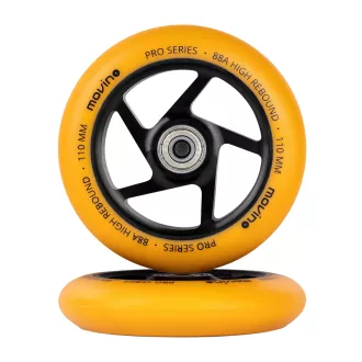 Ersatzräder für Freestyle Scooter MOVINO SLAVE, 110mm, Aluminium, Orange Ersatzräder für Freestyle Scooter MOVINO SLAVE, 110mm, Aluminium, Orange