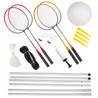 ENERO Badminton- und Volleyball-Set 10in1 ENERO Badminton- und Volleyball-Set 10in1