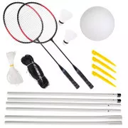 ENERO Badminton- und Volleyball-Set 6in1