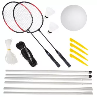 ENERO Badminton- und Volleyball-Set 6in1 ENERO Badminton- und Volleyball-Set 6in1