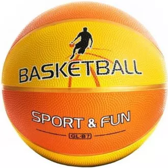 Basketball, Größe 7, gelb-orange Basketball, Größe 7, gelb-orange