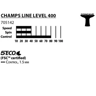 DONIC Tischtennisschläger CHAMPS LINE 400 FSC DONIC Tischtennisschläger CHAMPS LINE 400 FSC