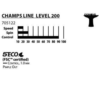 DONIC Tischtennisschläger CHAMPS LINE 200 FSC DONIC Tischtennisschläger CHAMPS LINE 200 FSC