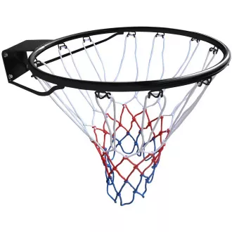Basketballnetz ENERO für Basketballkorb mit 12 Haken, schwarz