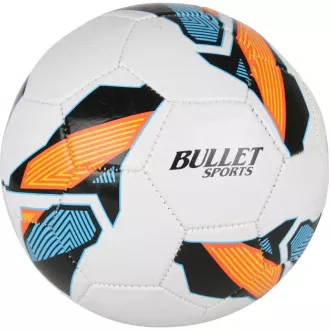 Fußball Bullet Sports Größe 5, weiß-orange Fußball Bullet Sports Größe 5, weiß-orange