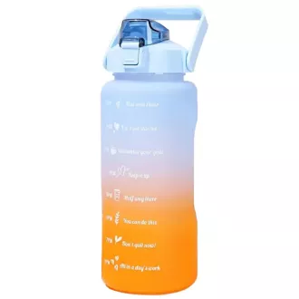 Motivations-Sportflasche 2l, Hellblau
