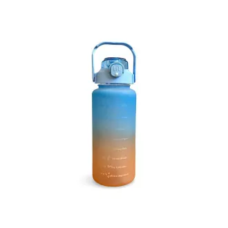 Motivations-Sportflasche 2l, Dunkelrosa