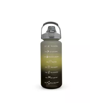 Motivations-Sportflasche 2l, Dunkelrosa