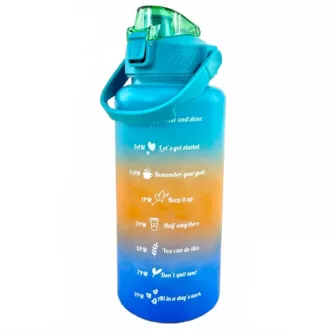 Motivations-Sportflasche 2l, Dunkelrosa