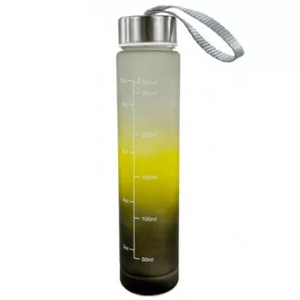 Motivations-Sportflasche 3in1, 2000 ml   900 ml   300 ml, Schwarz