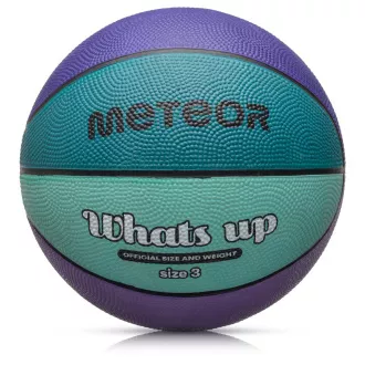 Basketball MTR WHATS UP, Größe 3, lila-blau Basketball MTR WHATS UP, Größe 3, lila-blau