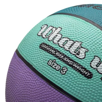 Basketball MTR WHATS UP, Größe 3, lila-blau Basketball MTR WHATS UP, Größe 3, lila-blau