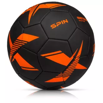 Fußball MTR SPIN, Größe 5, schwarz-orange