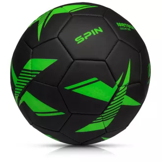 Fußball MTR SPIN, Größe 5, schwarz-grün