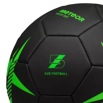 Fußball MTR SPIN, Größe 5, schwarz-grün