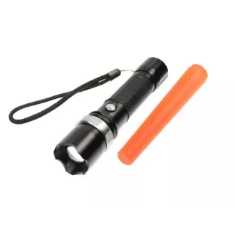 CREE T6 ZOOM-Taschenlampe Warngriff CREE T6 ZOOM-Taschenlampe Warngriff